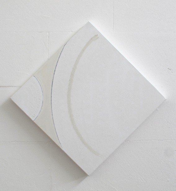 franck gribling,Cosmic  behaviour 2013, oilstick, 40x40